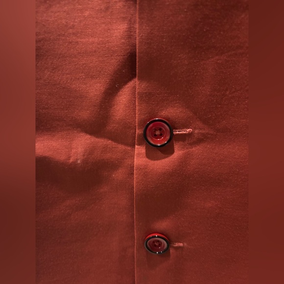 Nehru jacket-rust colored(never worn) - Picture 2 of 4
